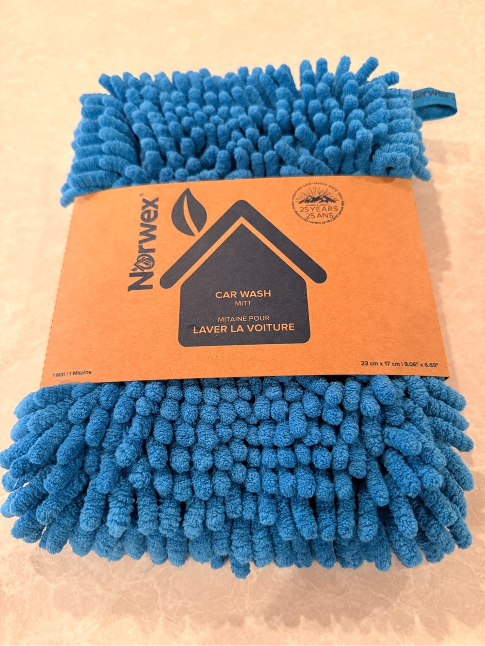 Norwex Teal/Blue Car Wash Mitt